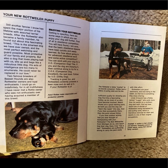 Book (Hardback):Rottweiler by Anna Nicholas - Picture 14 of 16